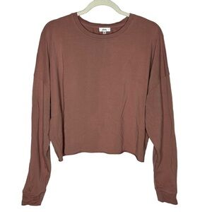 Knix Pink Pullover Cropped Sweatshirt